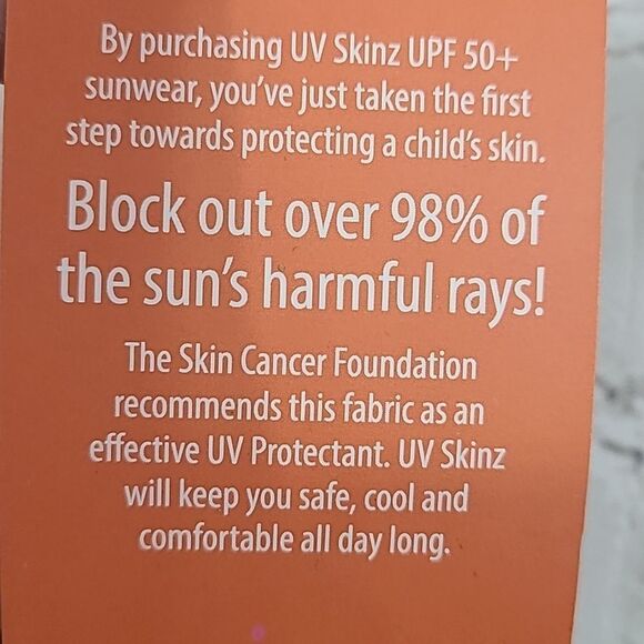 NWT UV Skins Rashguard + Bucket Hat 12/18M Blue Surf-A-Saurus Dino Swim UPF 50+ - Picture 9 of 11